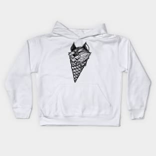 Shiba Ice Cream Kids Hoodie